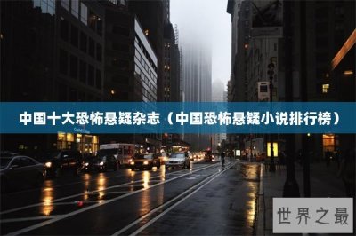 ​中国十大恐怖悬疑杂志（中国恐怖悬疑小说排行榜）