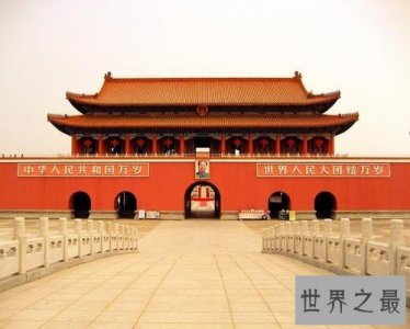 ​世界城市地标建筑排行，中国天安门位居第一。