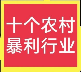 ​十个农村赚钱好门路，总有一个适合你